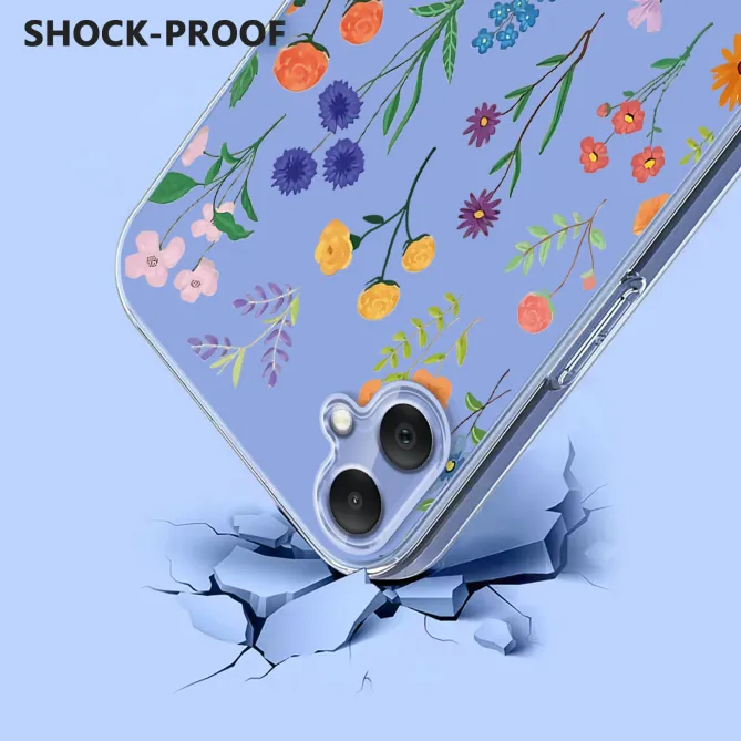 Coque Samsung Galaxy A07 Fleurs et Papillons Transparente