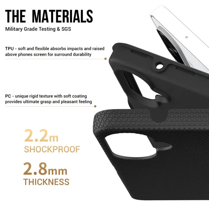 Coque Samsung Galaxy A07 Hugo Antichoc Grip Militaire Magnétique