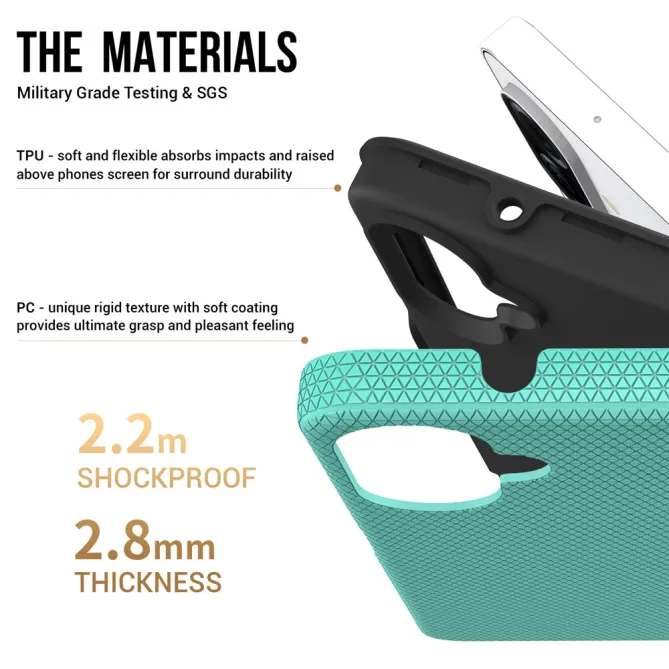 Coque Samsung Galaxy A07 Hugo Antichoc Grip Militaire Magnétique