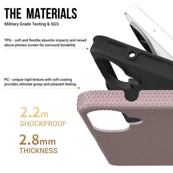 Coque Samsung Galaxy A07 Hugo Antichoc Grip Militaire Magnétique
