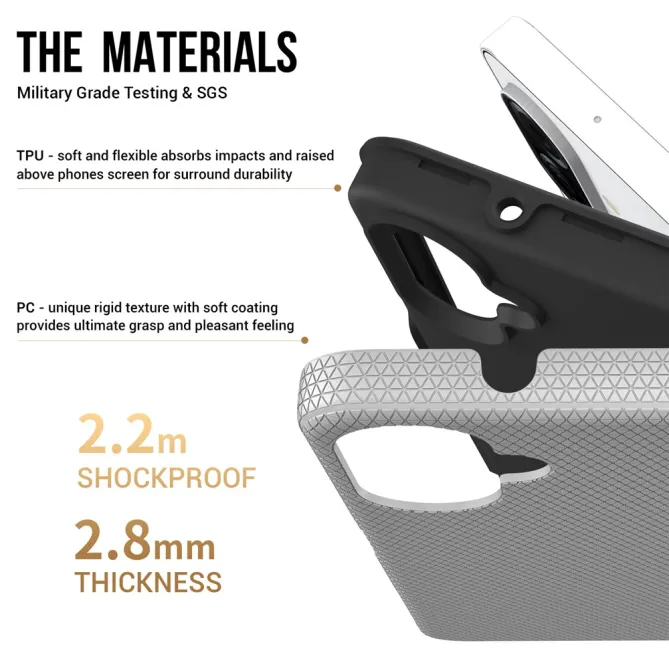 Coque Samsung Galaxy A07 Hugo Antichoc Grip Militaire Magnétique
