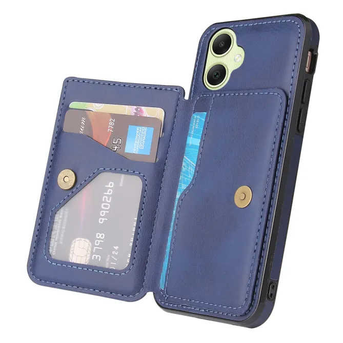 Coque Samsung Galaxy A07 4G / 5G Effet Cuir avec Porte-Cartes et Support