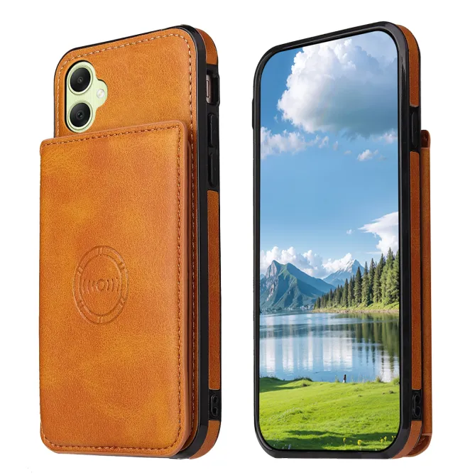 Coque Samsung Galaxy A07 4G / 5G Effet Cuir avec Porte-Cartes et Support