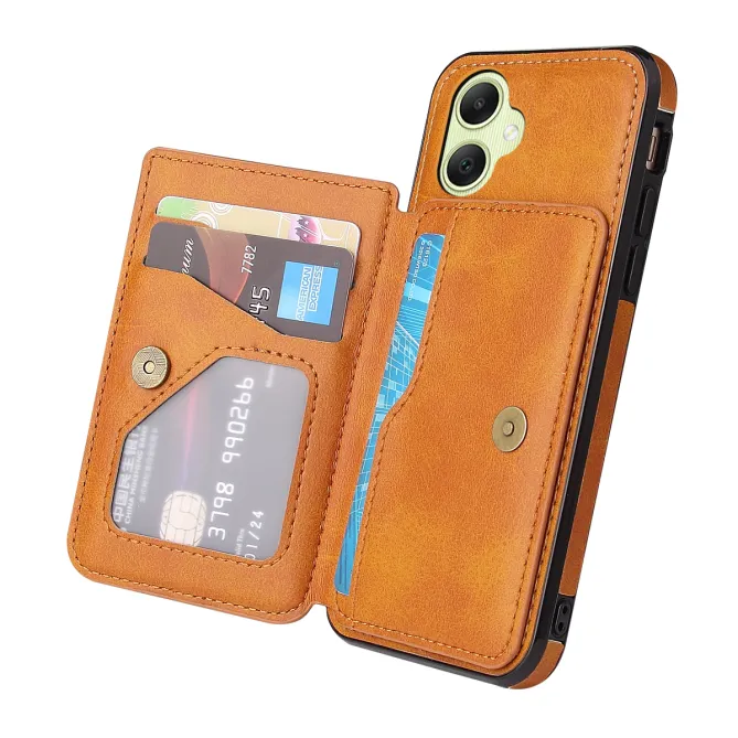 Coque Samsung Galaxy A07 4G / 5G Effet Cuir avec Porte-Cartes et Support