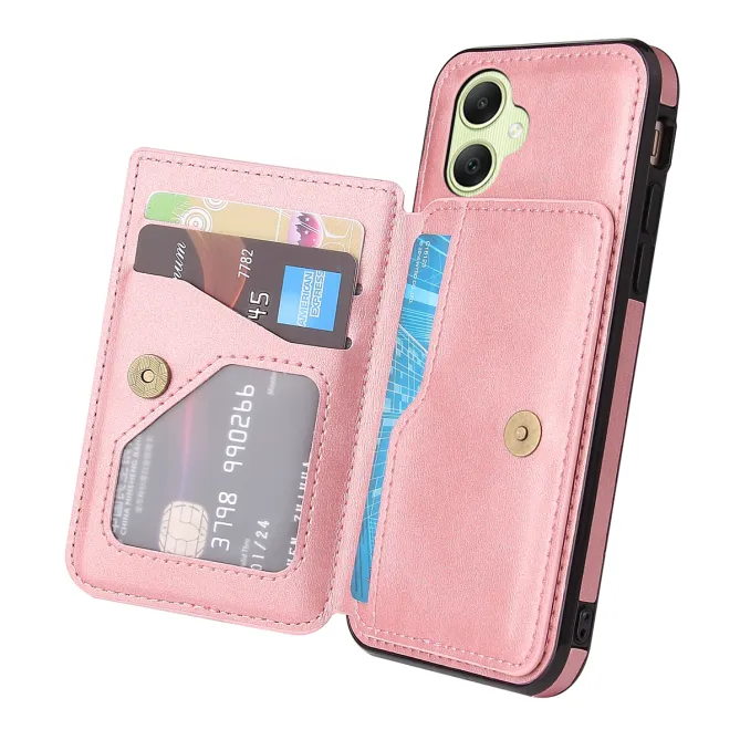 Coque Samsung Galaxy A07 4G / 5G Effet Cuir avec Porte-Cartes et Support