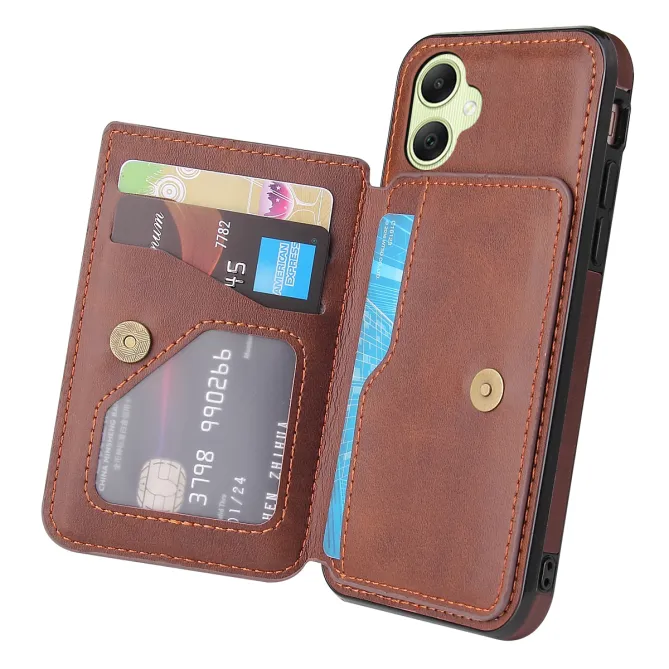 Coque Samsung Galaxy A07 4G / 5G Effet Cuir avec Porte-Cartes et Support