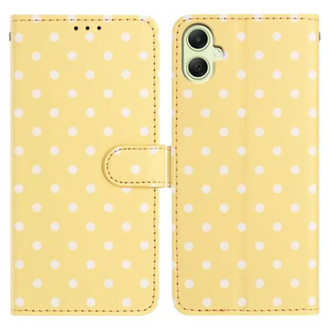 Housse Samsung Galaxy A07 / A06 Motif Pois avec Porte-Cartes