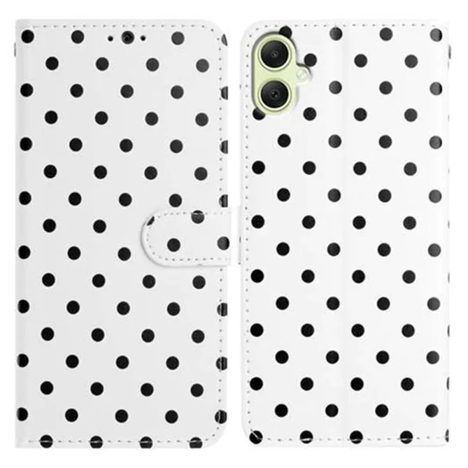 Housse Samsung Galaxy A07 / A06 Motif Pois avec Porte-Cartes