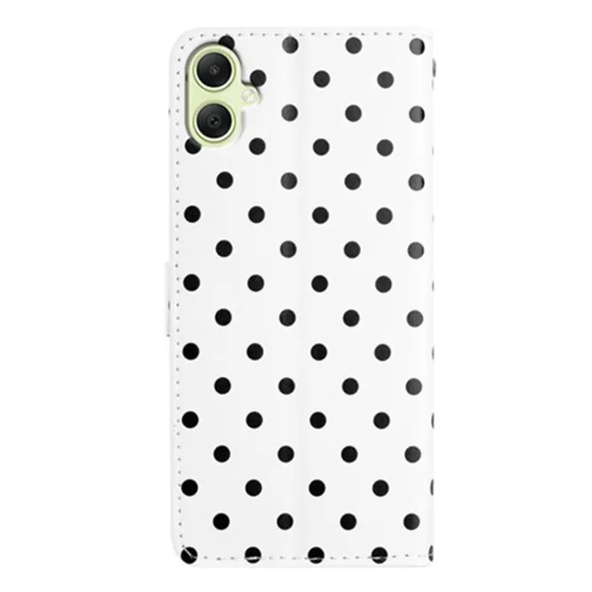 Housse Samsung Galaxy A07 / A06 Motif Pois avec Porte-Cartes