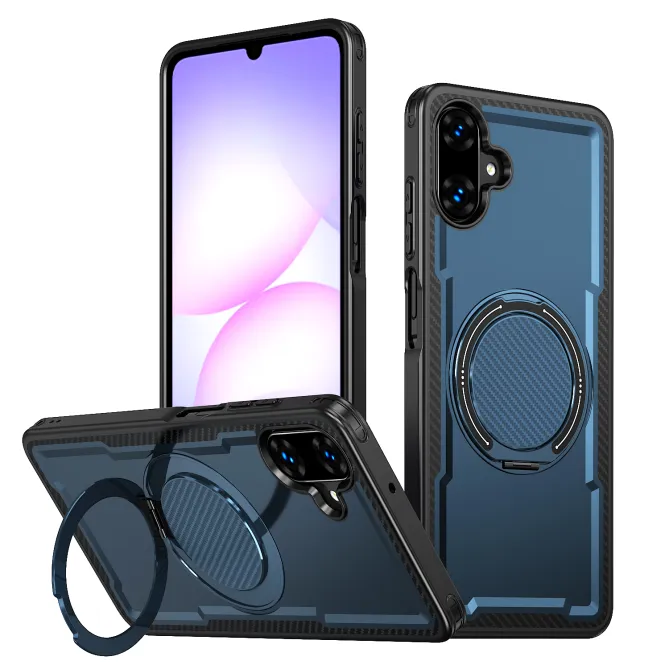 Coque Samsung Galaxy A07 / A06 Armor Hybride avec Anneau Rotatif