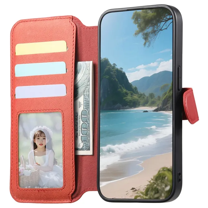 Housse Samsung Galaxy A07 Texture Tissu avec Coque Détachable