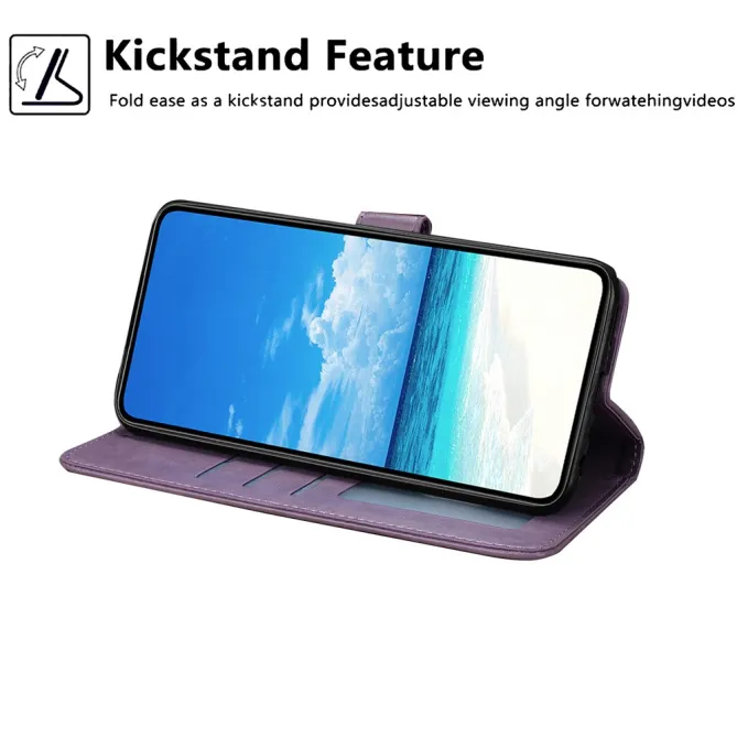 Housse Samsung Galaxy A07 Fleurs Gravées avec Dragonne