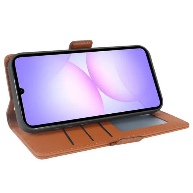 Housse Samsung Galaxy A07 Effet Cuir avec Porte-Cartes et Support