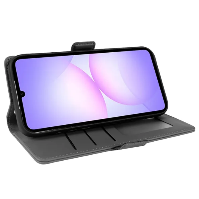 Housse Samsung Galaxy A07 Effet Cuir avec Porte-Cartes et Support