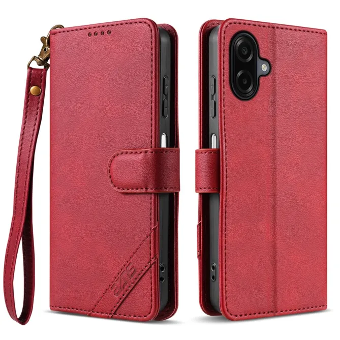 Housse Samsung Galaxy A07 Effet Cuir avec Dragonne et RFID