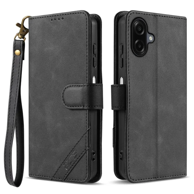 Housse Samsung Galaxy A07 Effet Cuir avec Dragonne et RFID