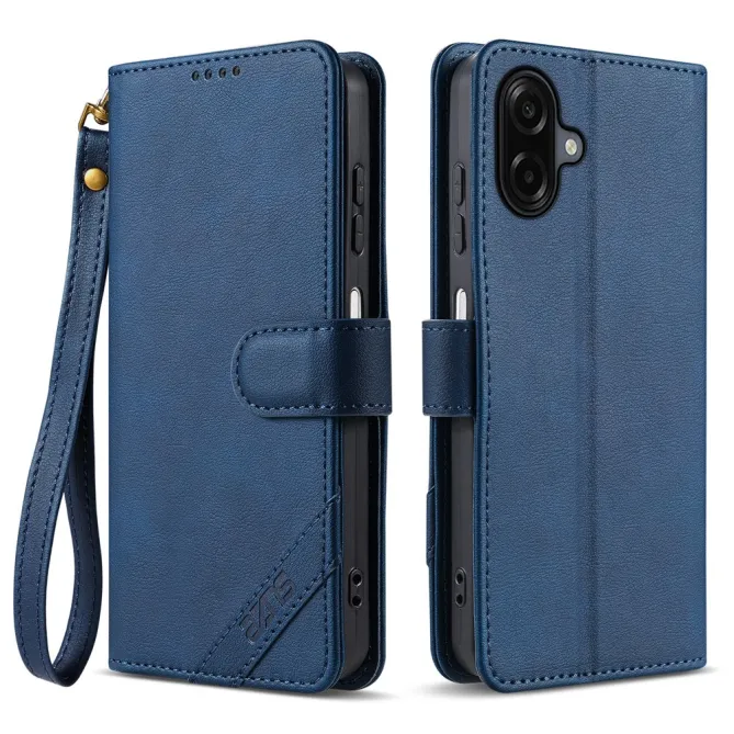 Housse Samsung Galaxy A07 Effet Cuir avec Dragonne et RFID