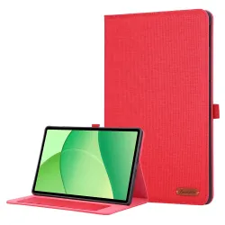 Housse Oppo Pad SE Texture Tissu avec Porte-Cartes et Support
