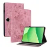 Housse Oppo Pad SE Gravure Roses et Papillons