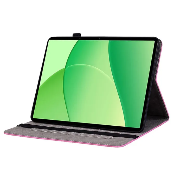 Housse Oppo Pad SE Gravure Roses et Papillons