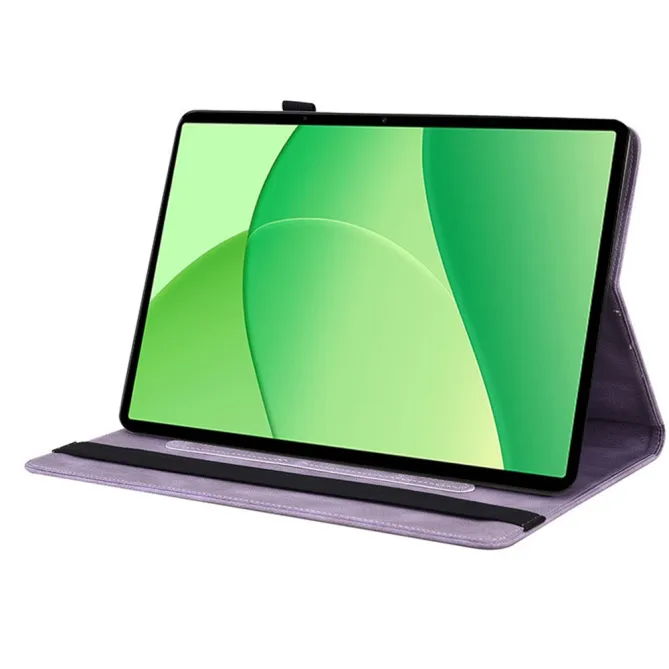 Housse Oppo Pad SE Papillons et Fleurs Gravés