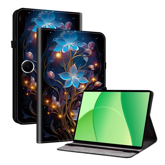 Housse Oppo Pad SE Fleurs Lumineuses Féériques