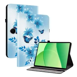 Housse Oppo Pad SE Papillons et Fleurs Célestes
