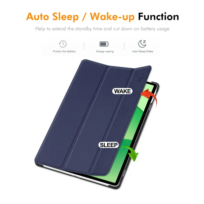 Housse Oppo Pad SE Tri-pli avec Mise en Veille Automatique