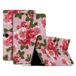 Housse Oppo Pad SE Fleurs Roses Épanouies