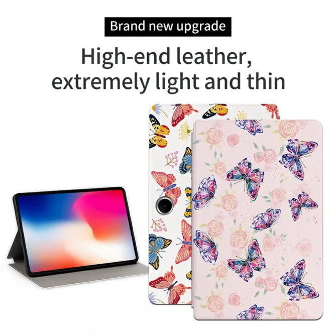 Housse Oppo Pad SE Papillons Graphiques et Roses