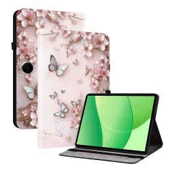Housse OnePlus Pad Lite / Oppo Pad SE Papillons Roses