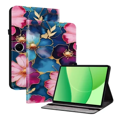 Housse OnePlus Pad Lite / Oppo Pad SE Florale Dorée