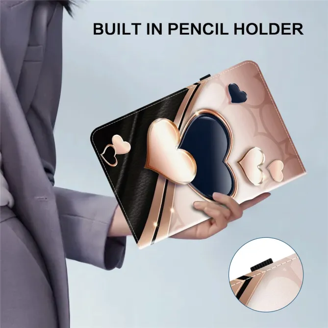 Housse OnePlus Pad Lite / Oppo Pad SE Motif Coeurs