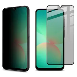 Verre Trempé Anti-Espion Samsung Galaxy A27 Contour Noir