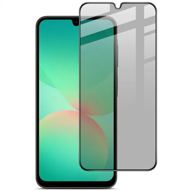 Verre Trempé Anti-Espion Samsung Galaxy A27 Contour Noir