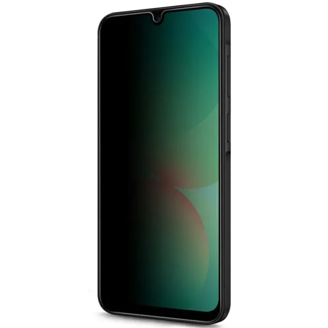 Verre Trempé Anti-Espion Samsung Galaxy A27 Contour Noir