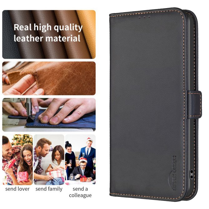 Etui Samsung Galaxy A27 Léopold Folio Porte-cartes BINFEN