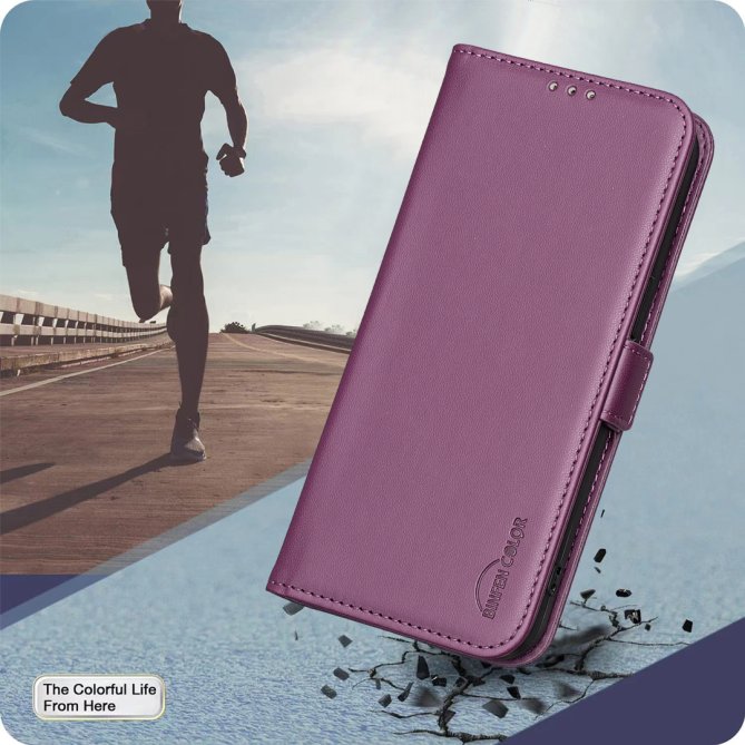 Etui Samsung Galaxy A27 Léopold Folio Porte-cartes BINFEN