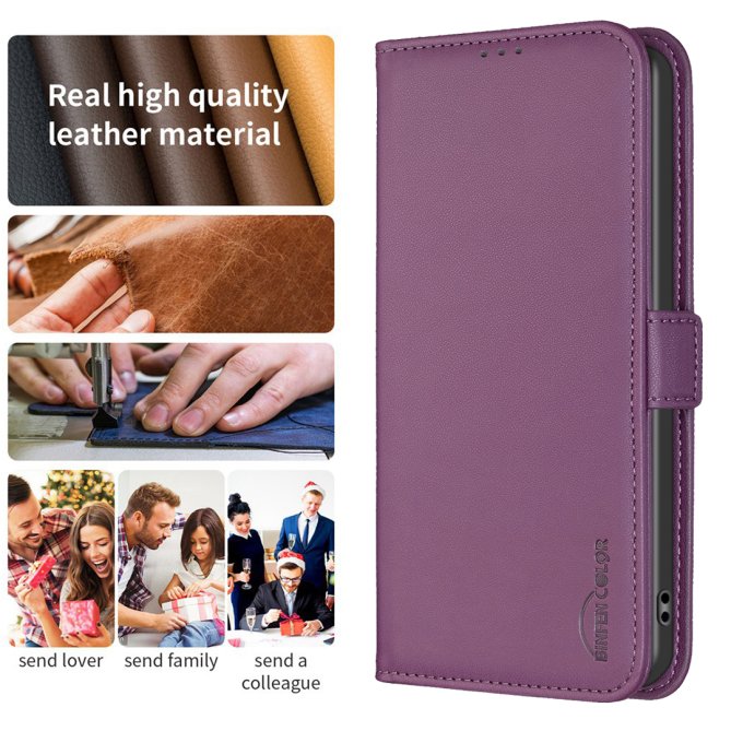 Etui Samsung Galaxy A27 Léopold Folio Porte-cartes BINFEN