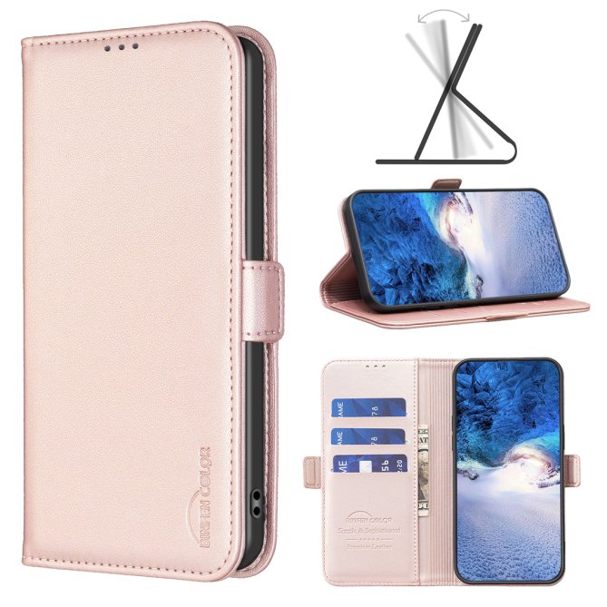 Etui Samsung Galaxy A27 Léopold Folio Porte-cartes BINFEN