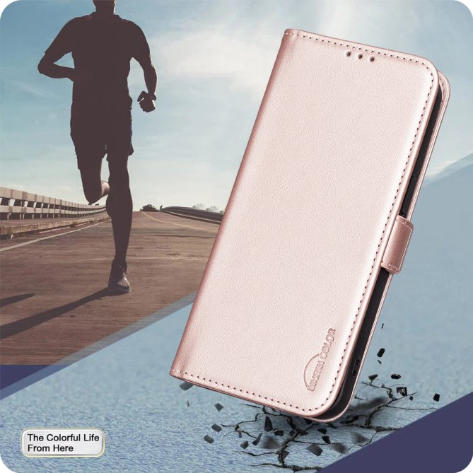 Etui Samsung Galaxy A27 Léopold Folio Porte-cartes BINFEN