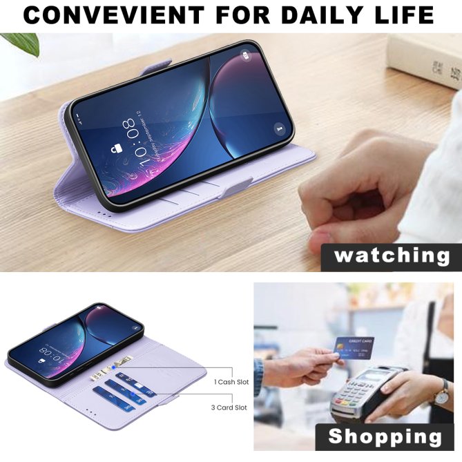 Etui Samsung Galaxy A27 Léopold Folio Porte-cartes BINFEN