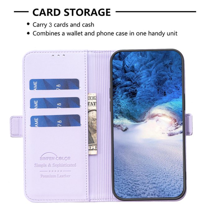 Etui Samsung Galaxy A27 Léopold Folio Porte-cartes BINFEN