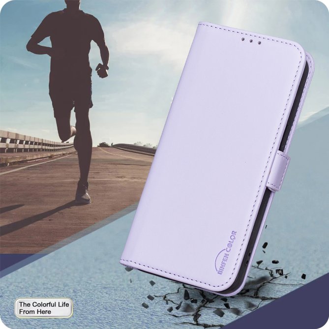 Etui Samsung Galaxy A27 Léopold Folio Porte-cartes BINFEN