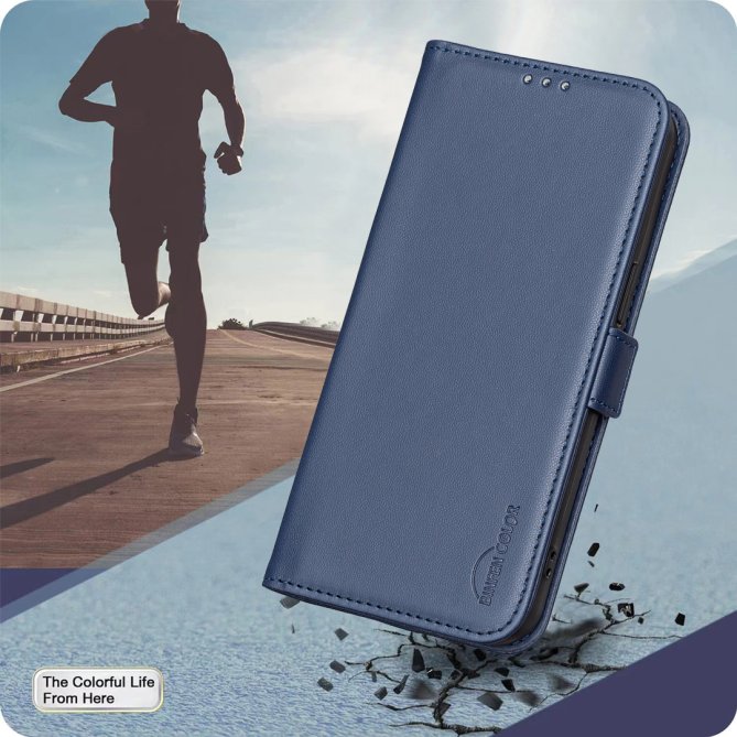 Etui Samsung Galaxy A27 Léopold Folio Porte-cartes BINFEN