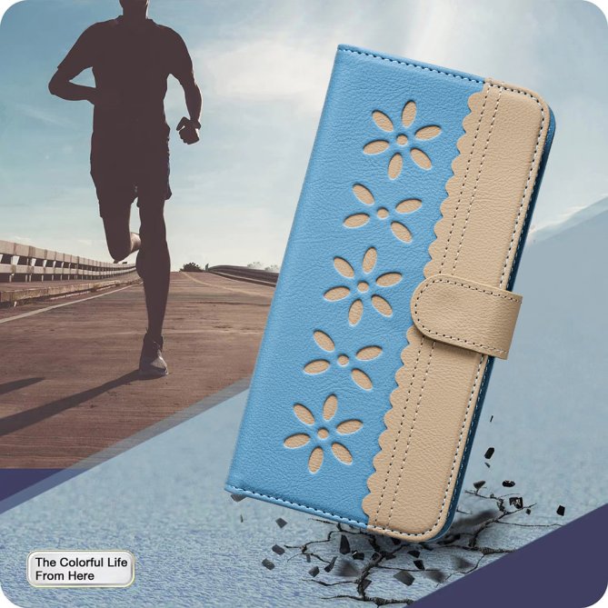 Etui Samsung Galaxy A27 Ophélie Motif Floral Ajouré Anti-RFID BINFEN