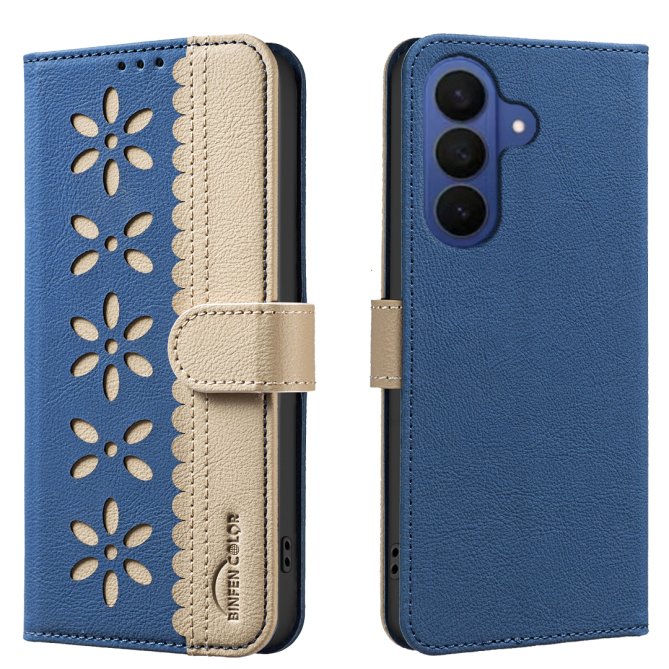 Etui Samsung Galaxy A27 Ophélie Motif Floral Ajouré Anti-RFID BINFEN