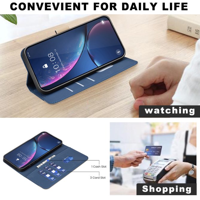 Etui Samsung Galaxy A27 Ophélie Motif Floral Ajouré Anti-RFID BINFEN