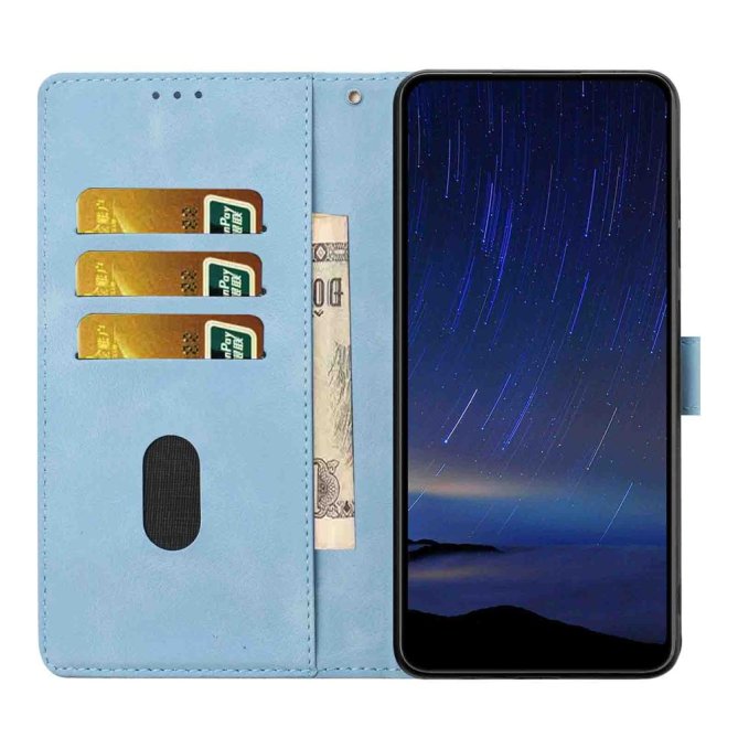 Etui Samsung Galaxy A27 Héloïse Fleurs de Cerisier Gravées avec Dragonne