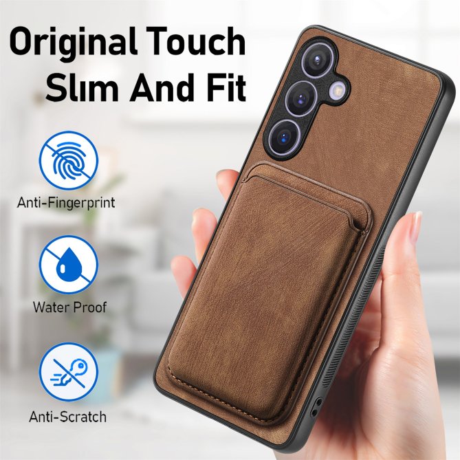 Étui Samsung Galaxy A27 Cuir MagSafe Porte-Carte Détachable